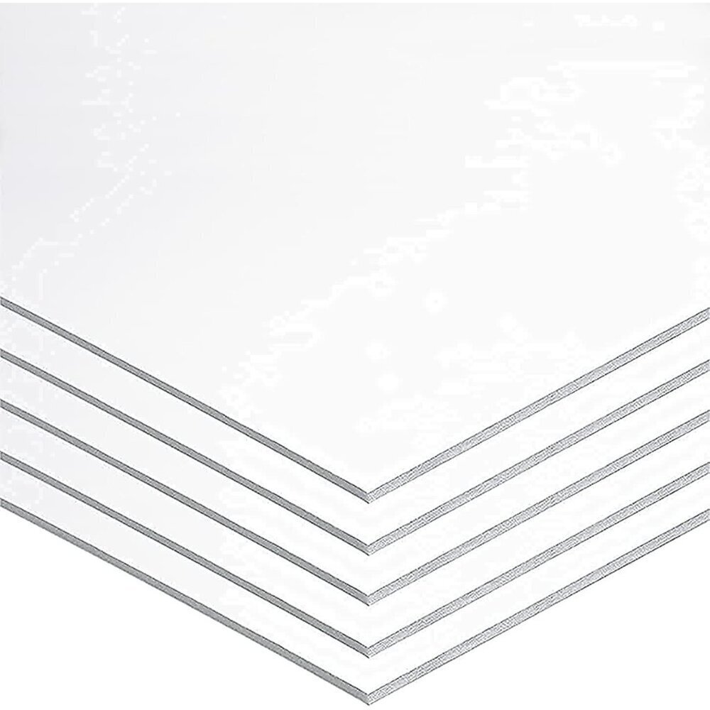 White Foam Board 22x28 5 Pack Sheets for Crafts